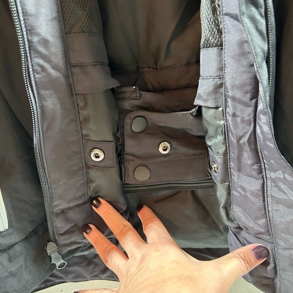 MARKER Ski Jacket Full Zip Pockets Hood Black Medium Snowboard Skiing Outdoors - Picture 10 of 15